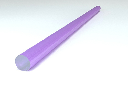 紫翠玉激光晶体